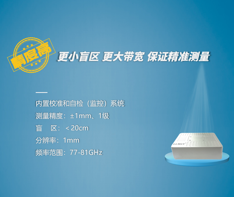 測量精度高：更小盲區(qū)，更大帶寬，保證精準(zhǔn)測量